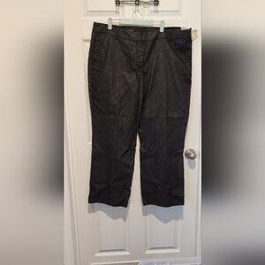 Talbots Black Boot Cut Demin Pants 22WP